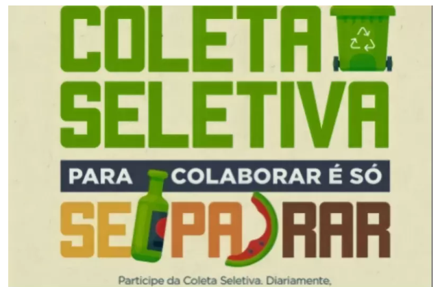 Imagem de compartilhamento para o artigo Hoje tem coleta dos resíduos recicláveis em Chapadão do Sul da MS Todo dia
